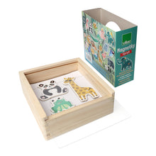 Drevené magnetky džungle 3