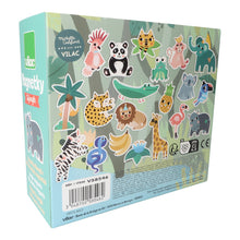 Drevené magnetky džungle 2