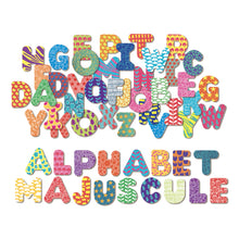 Drevené magnetky veľká abeceda 56ks