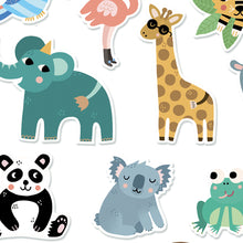 Drevené magnetky džungľa 4