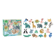 Drevené magnetky džungľa 5