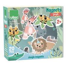 Drevené magnetky džungľa 3