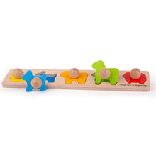 Vkladacie puzzle zvieratá 4