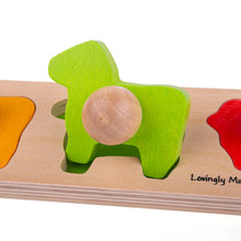 Vkladacie puzzle zvieratá 3