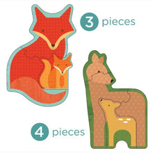 Prvé puzzle lesne zvieratká 3