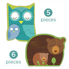 Prvé puzzle lesne zvieratká 4