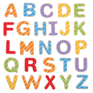 Magnetická farebná abeceda (veľké písmená)