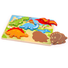 Hrubé vkladacie puzzle dinosauri 2