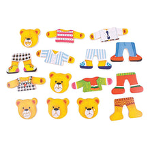 Obliekacie puzzle Medvedia rodinka 6