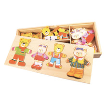 Obliekacie puzzle Medvedia rodinka 2