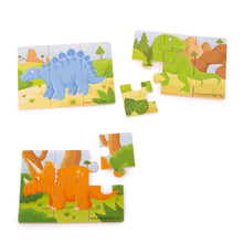 Puzzle 3v1 dinosauri 4