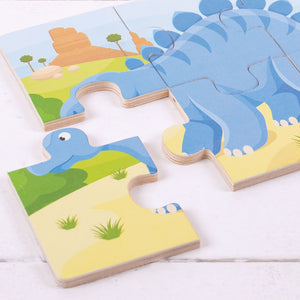 Puzzle 3v1 dinosauri 3