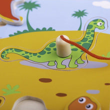 Drevené chytanie dinosaurov 3