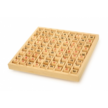 Drevená tabuľka násobilky