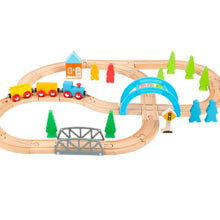 Drevená vlačiková dráha