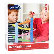 Pretekárska drevená autodráha krabica