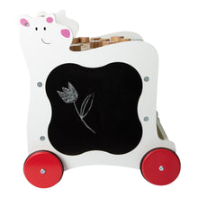 Drevené chodítko macko