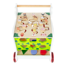 Drevené chodítko macko