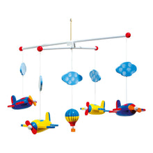 Drevený kolotoč na zavesenie "Lietadlá"