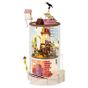 Miniatúra domčeka Sklenená podzemná skryša