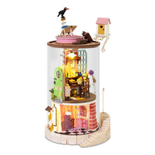 Miniatúra domčeka Sklenená podzemná skryša 3