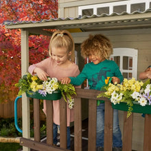 Detský-drevený-záhradný-domček-s-toboganom-produktová-foto-poschodie