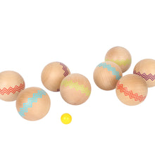 Petangue drevené gule pre deti na hranie