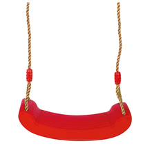 Červená hojdačka pre deti na zavesenie