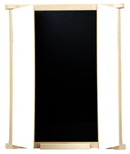 Drevená trojkrídlová obojstranná tabuľa 82x56 cm s príslušenstvom 3
