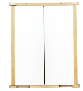 Drevená trojkrídlová obojstranná tabuľa 82x56 cm s príslušenstvom 2