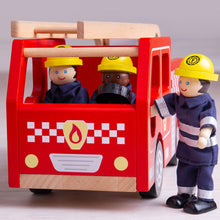 Drevené hasičské auto 4