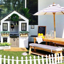 Detský piknikový stôl so slnečníkom