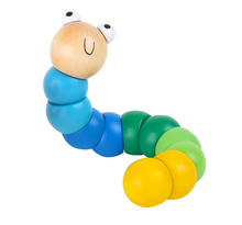 Drevená ohybná húsenica Lenka