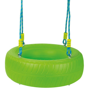 Hojdačka pre deti - zelená pneumatika