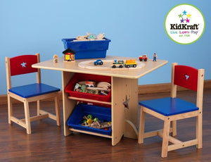 Detský stôl so stoličkami "hviezdička"