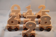 Drevené číslice 1-9