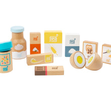 Drevený set ingrediencie na pečenie