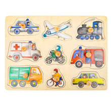 Drevené puzzle motorové vozidlá