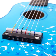 Drevená gitara Star modrá 3