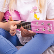 Drevená gitara Star ružová 3