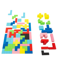 Tetris drevené puzzle