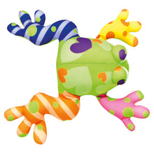 Veľká tuli žaba hračka zhora