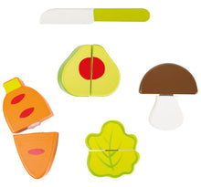 Krájanie zeleninky - suchý zips