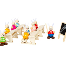 Drevená zajačia škola